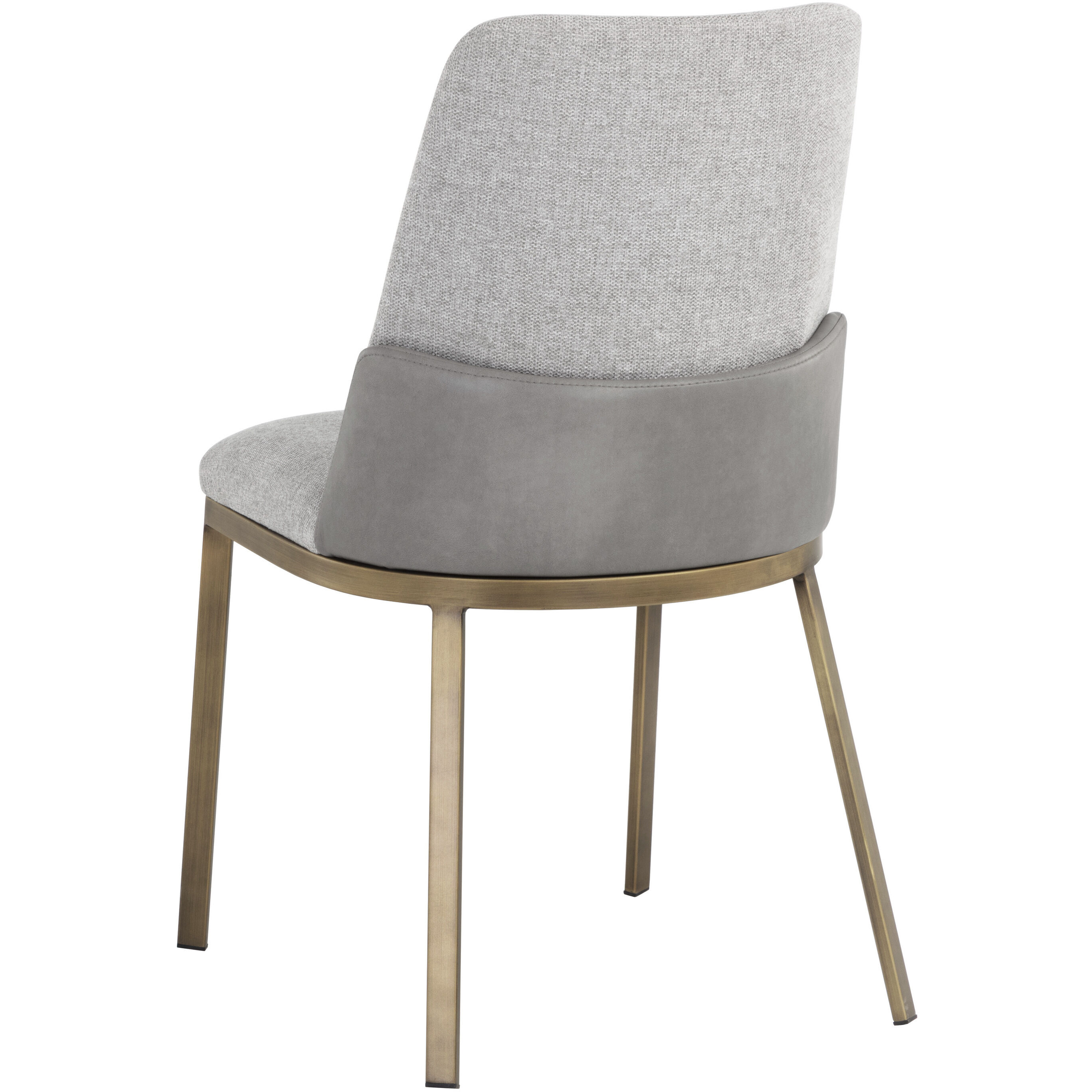Marie Belfast Heather Grey / Bravo Metal Dining Chair, Set Of 2